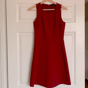 Madewell Burgundy red sleeveless Aline dress Size 0
